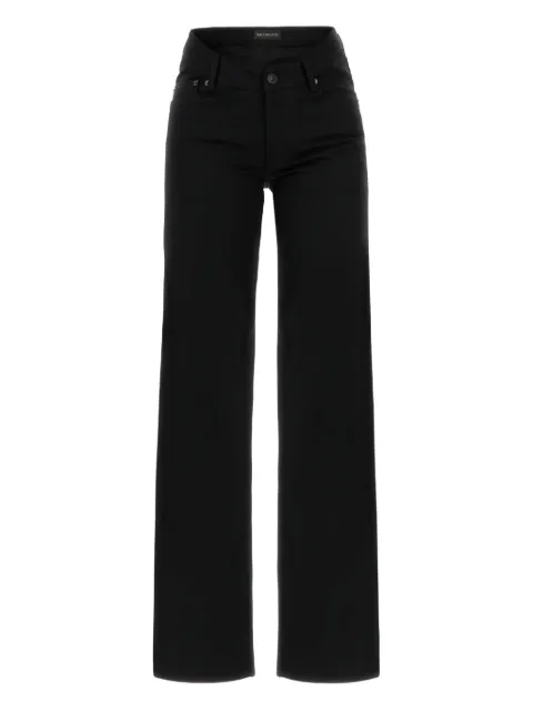 Balenciaga curved waist jeans Black 848019TTWA4