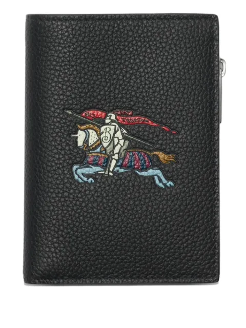 Burberry Equestrian Knight zip wallet Black 8117113