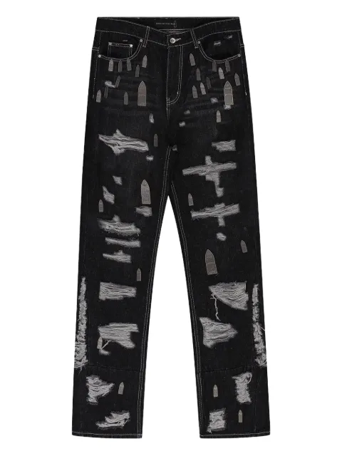 Who Decides War distressed jeans Black 1120790002SS24