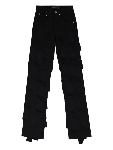 Who Decides War button-fastening denim Black 11200650002AW23
