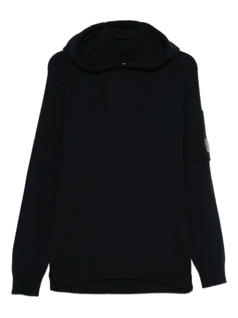 C.P. Company long-sleeve hoodie Blue 19CMKN254A006170A