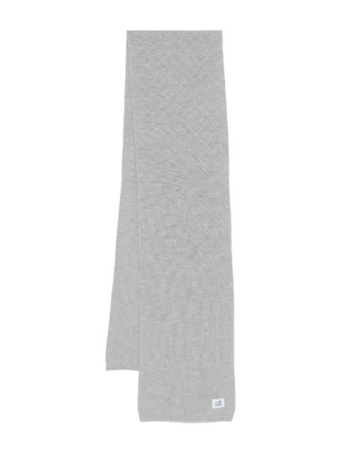 C.P. Company logo-appliqué scarf Grey 19CMAC303A005509A