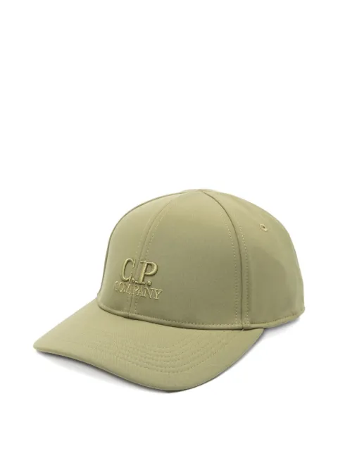 C.P. Company logo-embroidered cap Green 19CMAC125A006097A