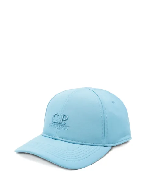 C.P. Company logo-embroidered cap Blue 19CMAC125A006097A