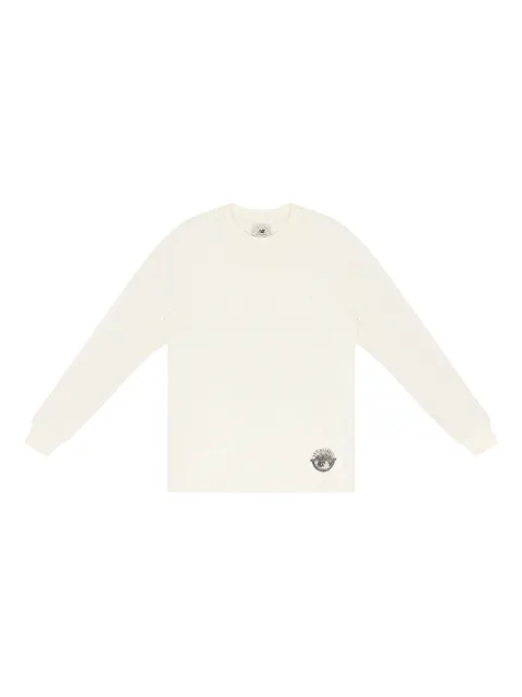 Aimé Leon Dore washed Chino long-sleeves T-shirt White NB23CT006PRISTINE