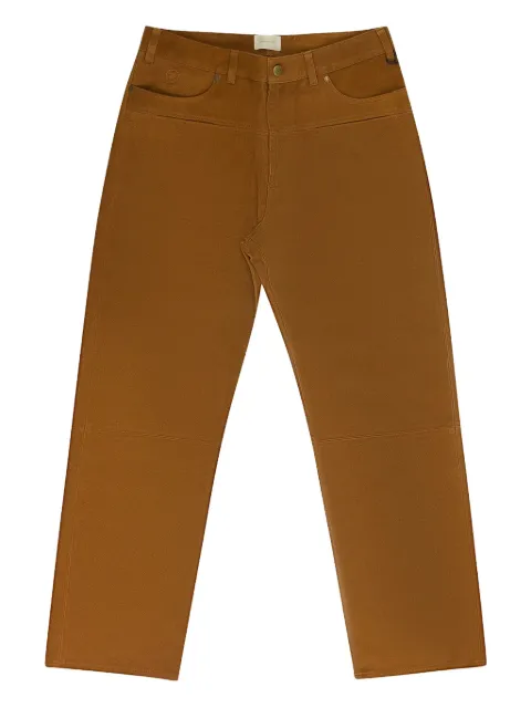 Aimé Leon Dore suede western trousers Brown FW23WP008TOBACCO