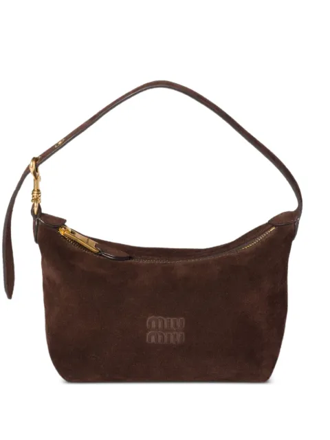 Miu Miu suede shoulder bag Brown 5NE8412IEE