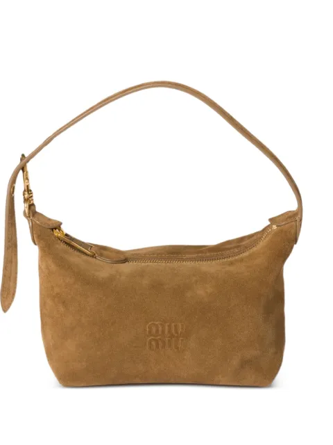Miu Miu suede shoulder bag Brown 5NE8412IEE