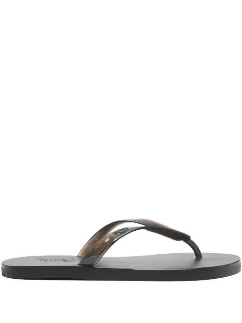 Ancient Greek Sandals Saionara jelly flip-flops Black 122451148