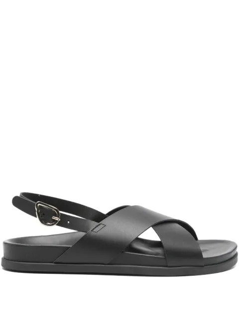 Ancient Greek Sandals Ikesia flat sandals Black 121351051