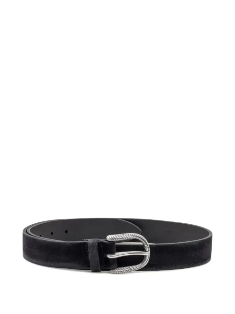 Orciani Hunting suede belt Black U08363HNT