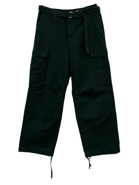 sacai x Carhartt WIP belted cargo pants Green 2500992S