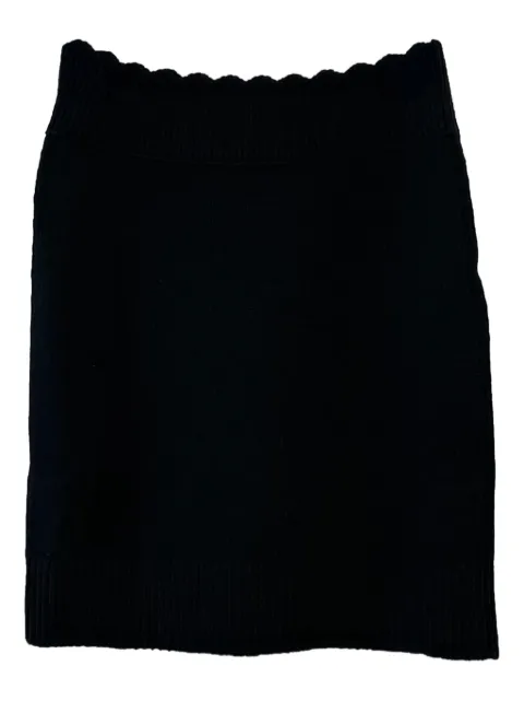 Chloé scalloped mini skirt Black CH25WMJ05570