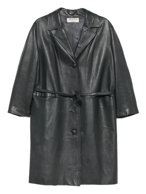 A.N.G.E.L.O. Vintage Cult 1960s buttoned belted coat Grey AN540GU