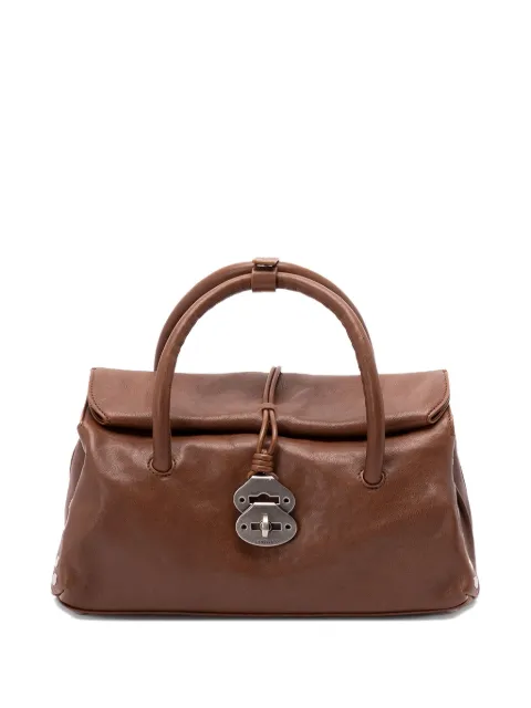 Zanellato small Dotta shoulder bag Brown 687502100000S