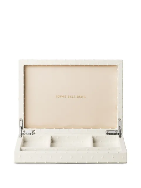 Sophie Bille Brahe Trésor cotton small jewellery box White PATREVANI