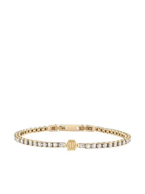 Philipp Plein crystal-embellished tennis bracelet Gold PJSEA10BU