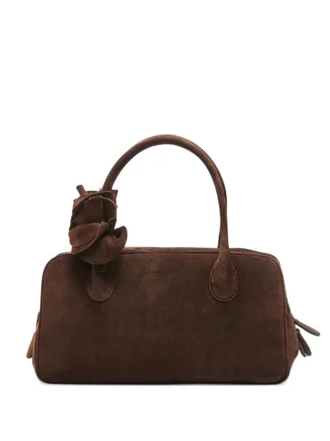 Magda Butrym Brigitte flower-detail tote bag Brown 901925