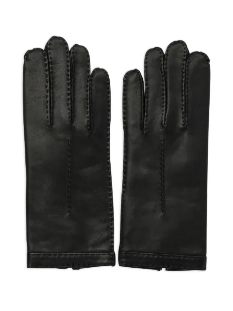 Restelli stitched gloves Black 23NERO