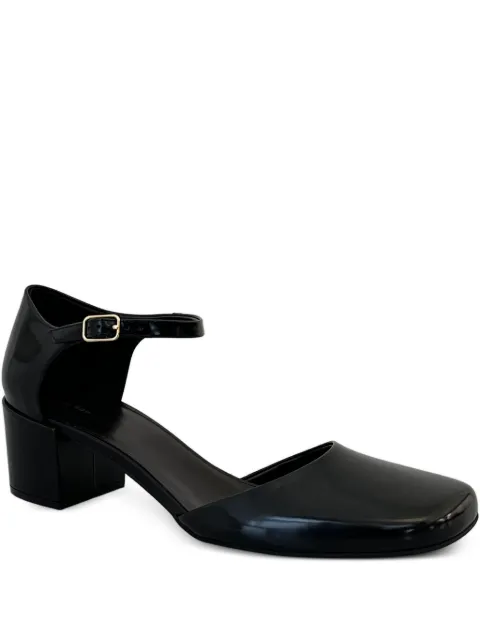 The Row Penelope Ankle Strap Heels Black F1673L604