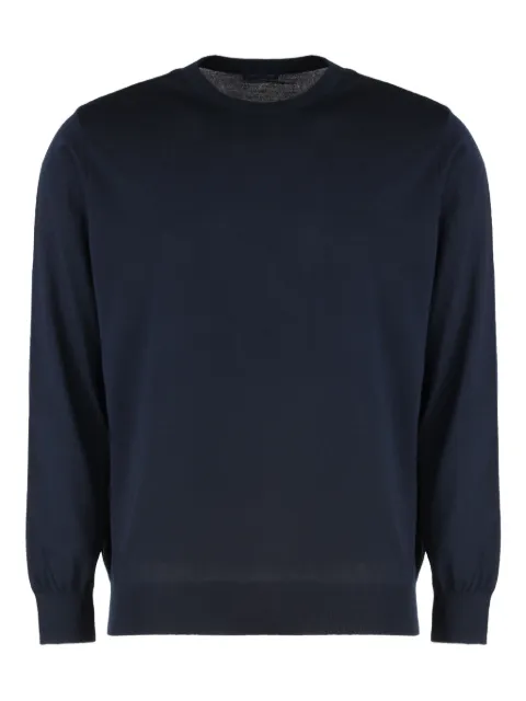 Paul & Shark embroidered crew-neck sweater Blue 99311015