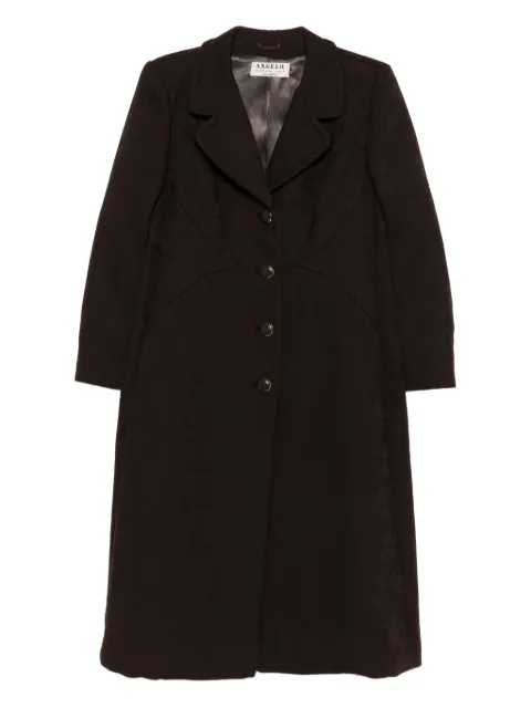 A.N.G.E.L.O. Vintage Cult 1960s buttoned coat Brown AN450GRA