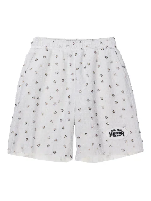 Honor The Gift beaded shorts White HTG250320