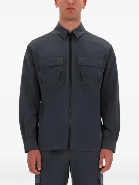 Versace Jeans Couture zip pocket overshirt Grey 79GALD21CQ10D