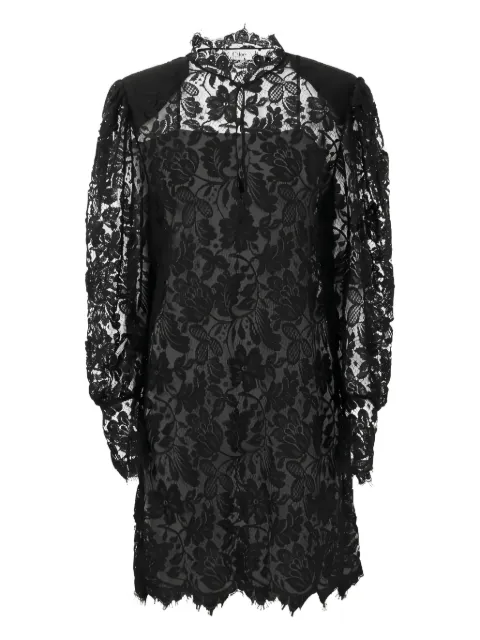Chloé floral-lace high-neck dress Black CH26SR067413