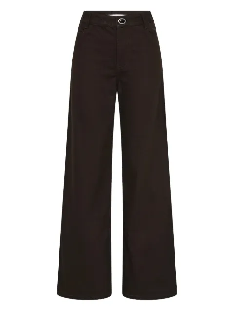 Christopher Esber flared jeans Brown 25015724F