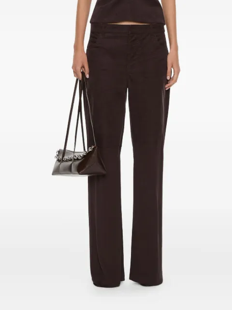 Christopher Esber taped corduroy jersey trousers Brown 25045813MALBEC