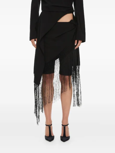 Christopher Esber unravel macramé wrap shorts Black 25045786BLACK