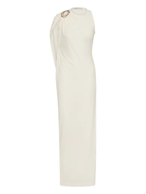Christopher Esber stone-pin column maxi dress White 25033948WHITE