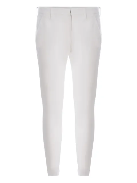 DONDUP Gaubert slim-fit cotton trousers White UP235GSE046PTD