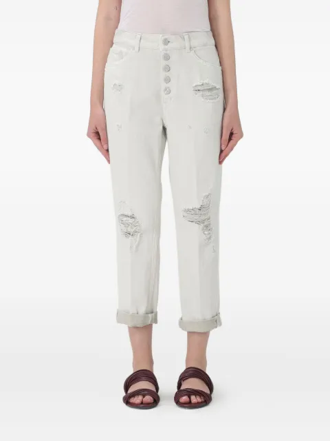 DONDUP Koons distressed jeans Grey DP268BBF0018HC6