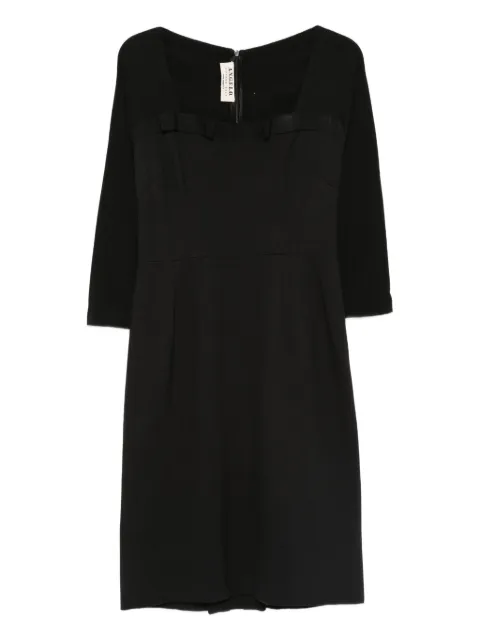 A.N.G.E.L.O. Vintage Cult 1950s bow-detailed midi dress Black AN280GN