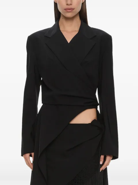 Christopher Esber Unravel macramé blazer Black 25046787BLACK