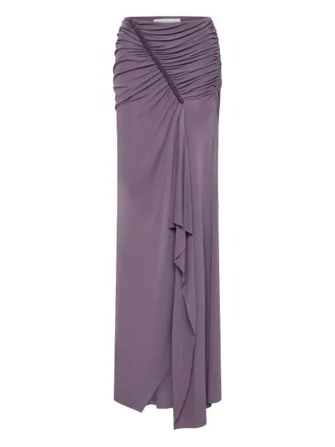 Christopher Esber Shibari jersey maxi skirt Purple 25034792WASHEDVIOLET