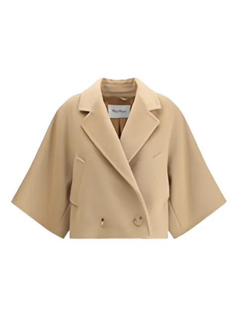 Max Mara Galea double-breasted jacket Neutrals 2521086021600