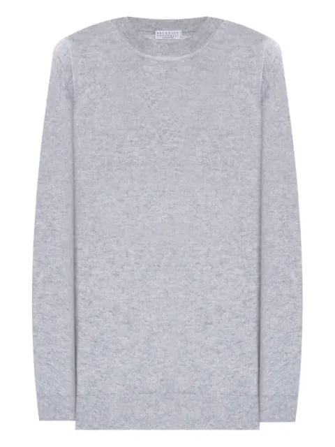 Brunello Cucinelli crew-neck sweater Grey M12190300C7186