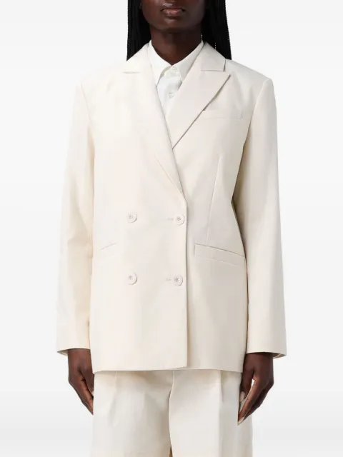 A.P.C. Lucy double-breasted blazer White COHFUF03212