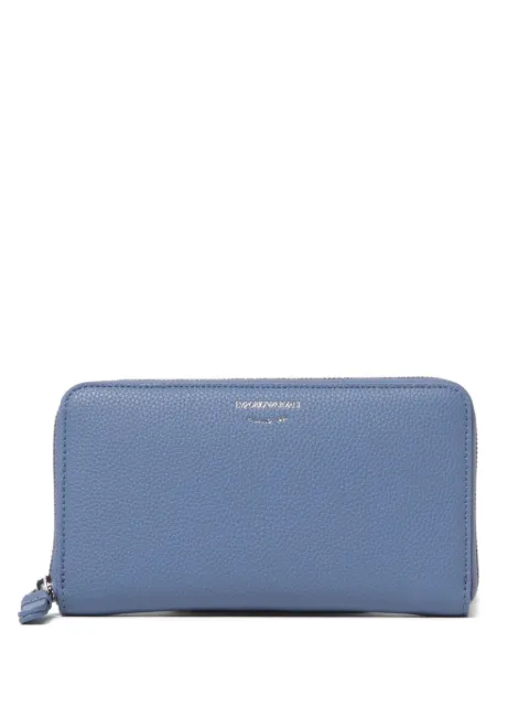 Emporio Armani faux-leather wallet Blue EW000366AF11953