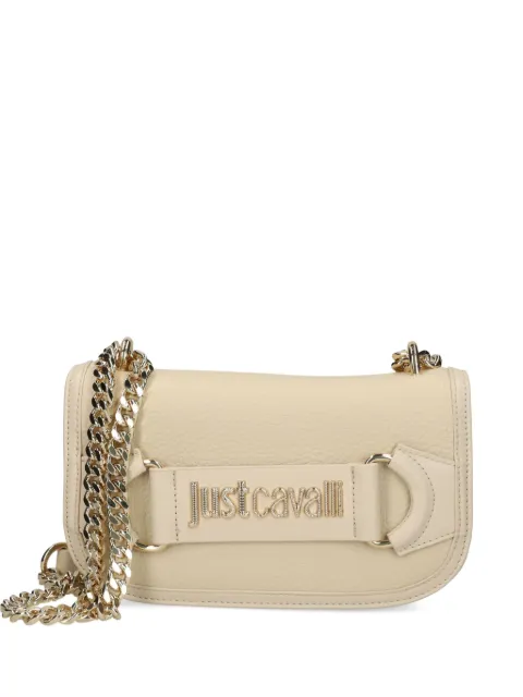 Just Cavalli logo-plaque cross body bag Neutrals 79RA4BL5ZSD25