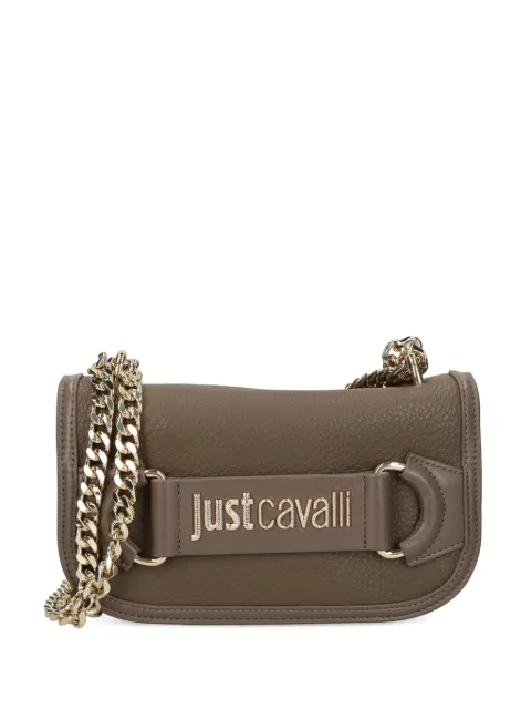 Just Cavalli logo-plaque cross body bag Brown 79RA4BL5ZSD25