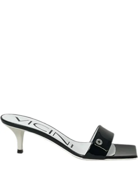 Vicini square-toe heeled sandals Black C50000000