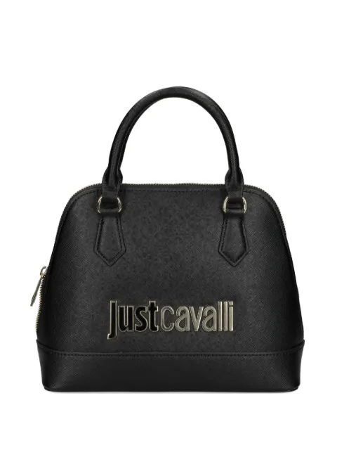 Just Cavalli logo-plaque tote bag Black 79RA4BB5ZS766
