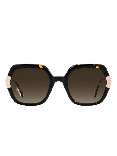 Carolina Herrera geometric-shaped sunglasses Black HER0347S