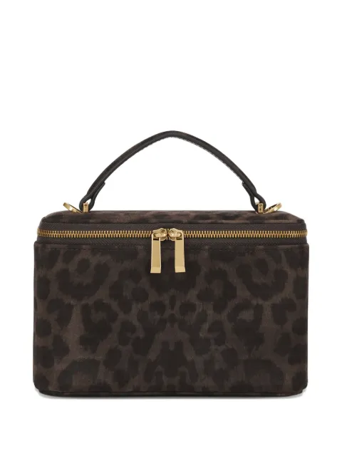 POTAMY leopard-print mini bag Brown PP30066CN01LEOPARD25W