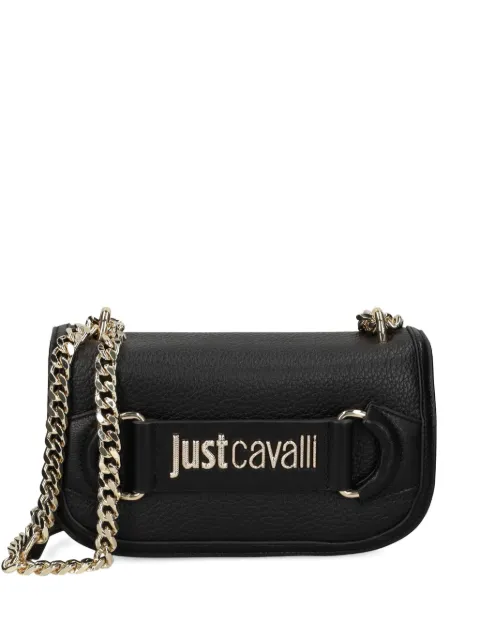 Just Cavalli logo-plaque cross body bag Black 79RA4BL5ZSD25