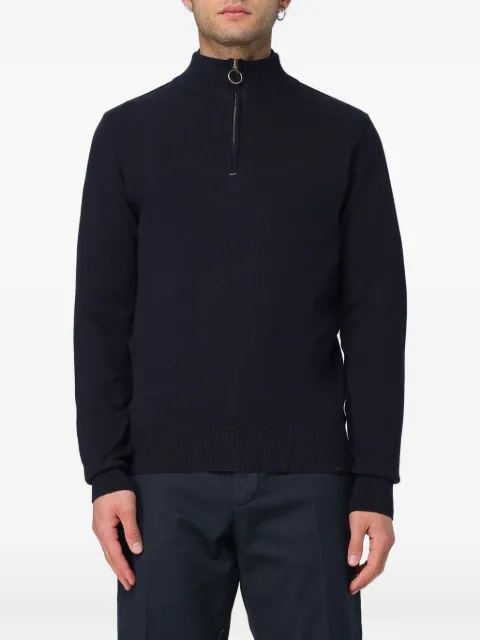 Paul & Shark zip-detail cotton sweater Blue 25411647